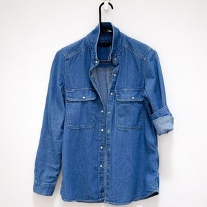 Zara Denim Button Up Shirt